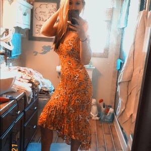 High-low dress. Medium